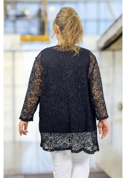 Içi Kolsuz Pamuklu Atlet Dışı Örümcek Dokuma Boyundan Kapama Bluz Büyük Beden Bluz Ikili Takım fırsatları