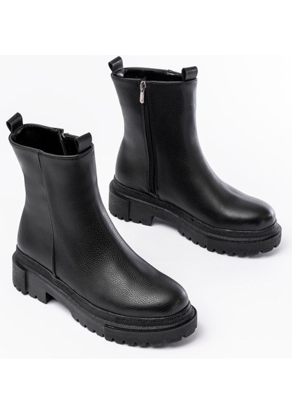 812-2012 Siyah Fermuarlı Günlük Kadın Bot indirimleri