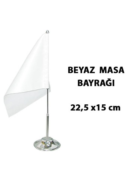 Beyaz Masa Bayrağı (Süblimasyon-Sadece Bayrak)