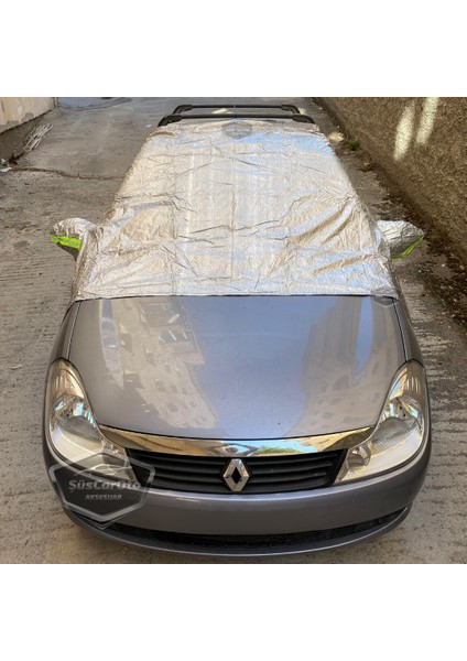 Her Araca Uygun Ön ve Yan Cam Brandası Aynalara Geçme Çadır Araç Camı Buzlanma Önleyici ve Koruyucu Branda Cam Üstü Kar Örtüsü Buz Brandası Güneş Önleyici Su Geçirmez