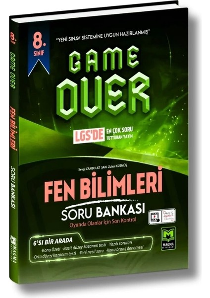 Yayınları 8. Sınıf Game Over Fen Bilimleri (6’sı 1 Arada)