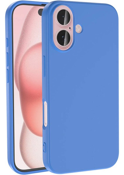 Iphone 16 Plus Uyumlu Kılıf Içi Kadife Soft Yumuşak Silikon Lsr Kapak