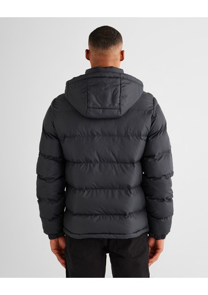 Erkek Siyah Kapüşonlu Mont 7006452.5 fiyatları