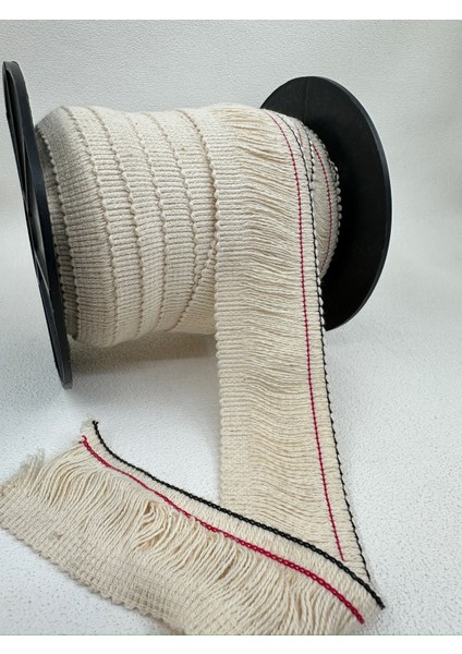 4.5 cm Saçak Püskül-5 Metre-Ekru