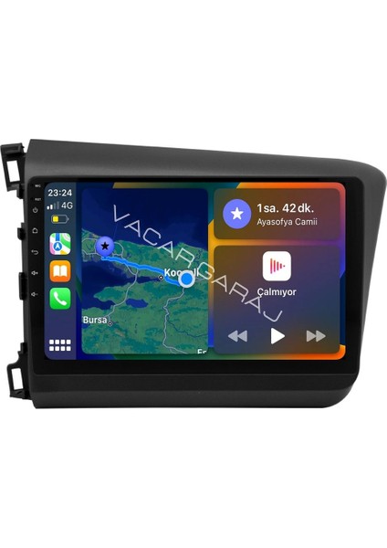 HONDA CIVIC FB7 2012-16 Uyumlu ANDROID MULTİMEDYA GERÇEK 2/32 KABLOSUZ CARPLAY GÖRÜŞ KAMERALI