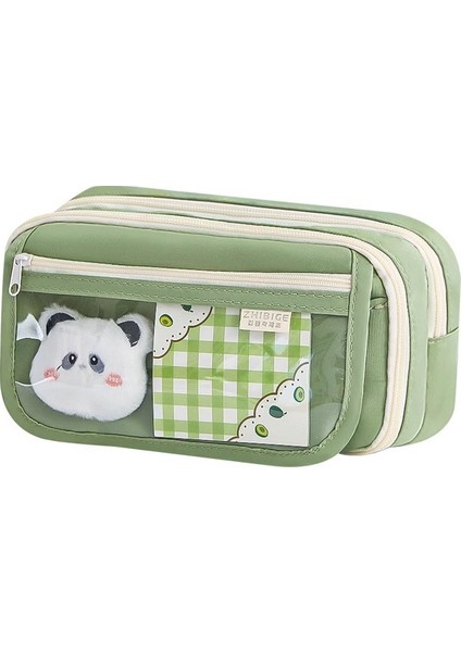 Şeffaf Büyük Kapasiteli Leke Tutmaz Sevimli Kalem Çantası (Yurt Dışından)