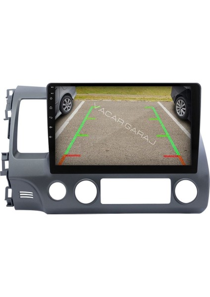HONDA CIVIC Uyumlu FD6 2006-12 ANDROID MULTİMEDYA GERÇEK 2/32 KABLOSUZ CARPLAY GERİ GÖRÜŞ KAMERALI