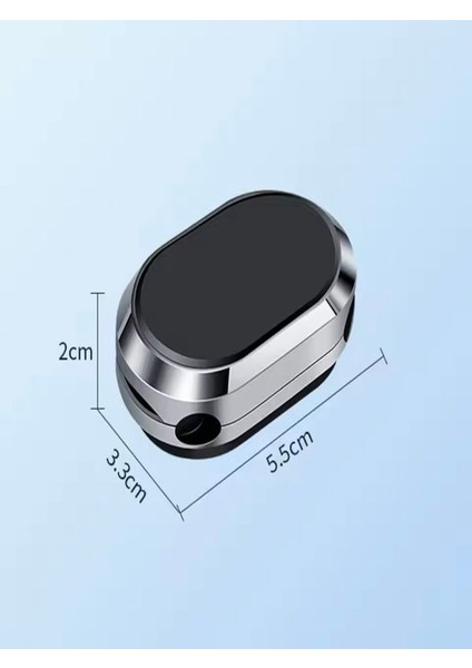 T-92 360° Dönebilen Zink Metal Çinko Alaşımlı Manyetik Araç Içi Cep Telefonu Tutucu indirimleri
