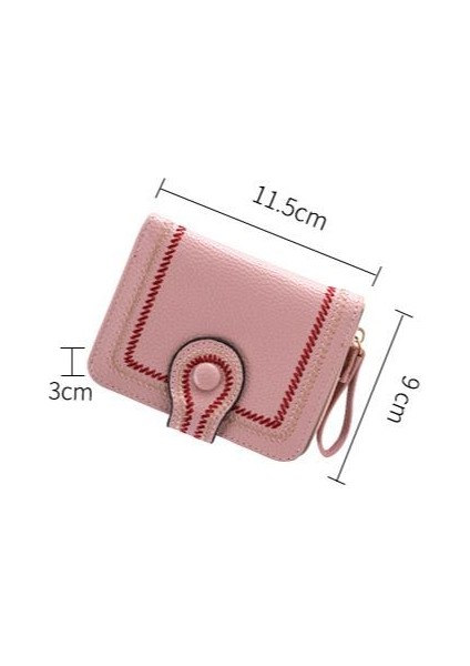 Yeaın Cüzdan Kart Tutucu Yüksek Kaliteli ve Dayanıklı Pu Malzeme Düz Renk Kentsel Moda Moda Stili, Kahverengi (Yurt Dışından)