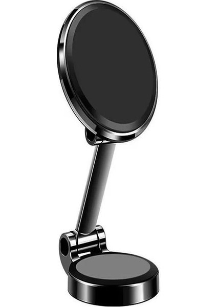 T-93 360° Dönebilen Zink Metal Çinko Alaşımlı Manyetik Araç Içi Cep Telefonu Tutucu