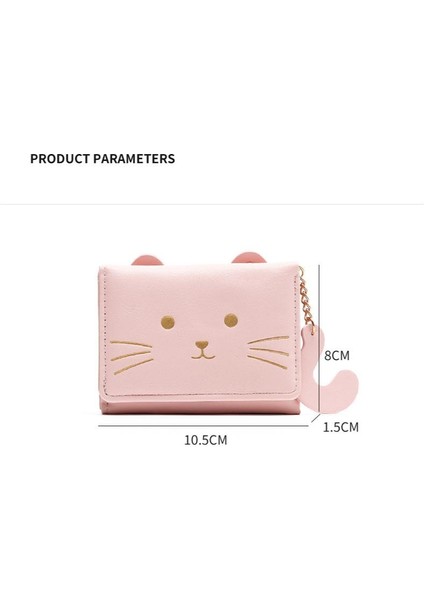 Yeaın Cüzdan Kart Tutucu Seçılmiş Çevre Dostu Pu Malzeme Kolayca Deforme Olmaz Kedi Desenli Düz Renk Stili , Yeşil (Yurt Dışından) modelleri