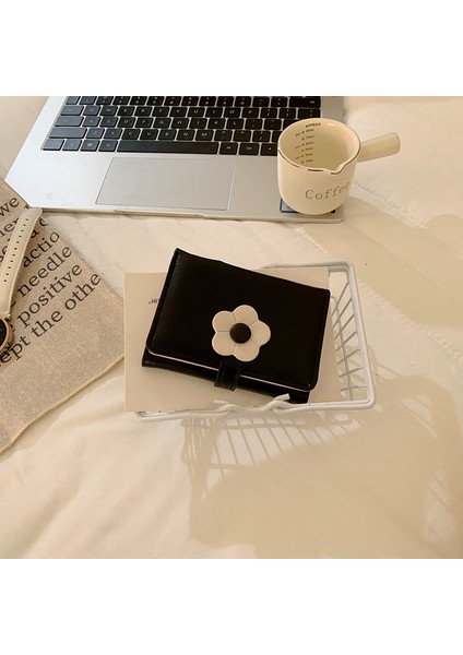 Yeaın Cüzdan Kart Tutucu Taşınabilir Seçılmiş Çevre Dostu Pu Malzeme Konforlu ve Dayanıklı Stil, Siyah (Yurt Dışından)