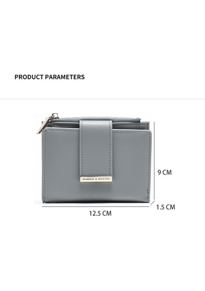 Yeaın Cüzdan Kart Tutucu Taşınabilir Seçılmiş Çevre Dostu Pu Malzeme Düz Renkli Kentsel Stil, Yeşil (Yurt Dışından) modelleri