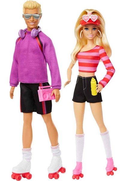 & Ken Fashionistas 65. Yıl 2'li Parti Bebekleri HXK90
