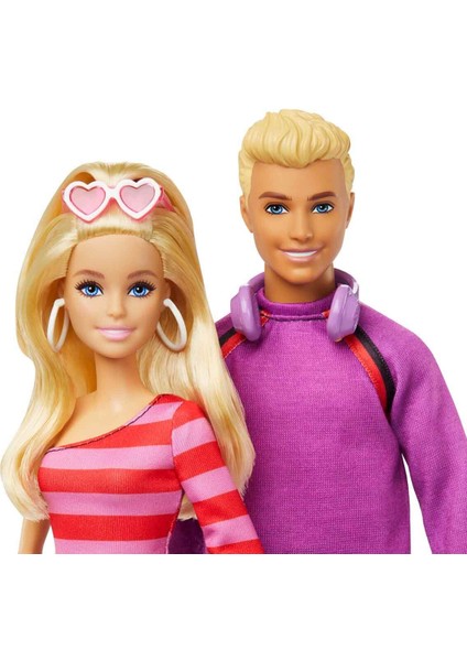 & Ken Fashionistas 65. Yıl 2'li Parti Bebekleri HXK90 modelleri