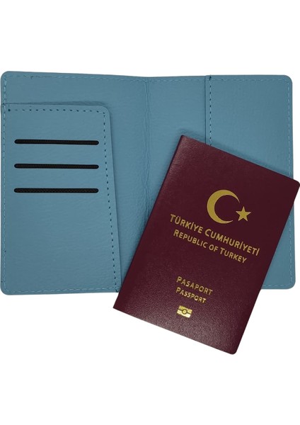 Incy Deri Pasaportluk Kredi Kartlıklı Para Bölmeli Pasaport Kılıfı