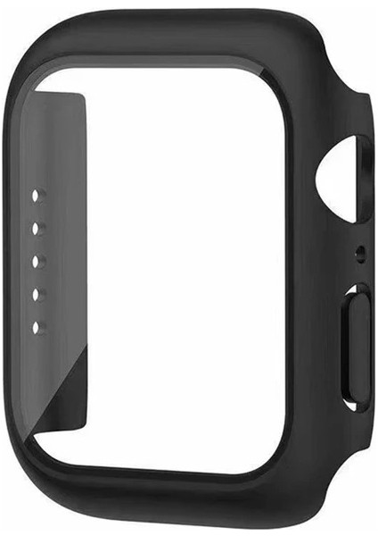 Apple Watch 7 8 9 45MM Uyumlu Kılıf Kasa ve Ekran Koruyucu 360 Tam Koruma Kapak