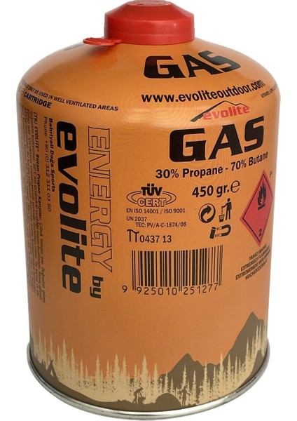 Butane Propane Vidalı 450 Gr. Ocak Kartuşu - 4 Adet