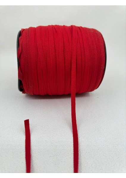 5 mm Grogren Şerit-5 Metre-Kırmızı