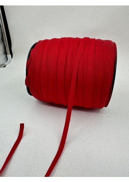 5 mm Grogren Şerit-5 Metre-Kırmızı