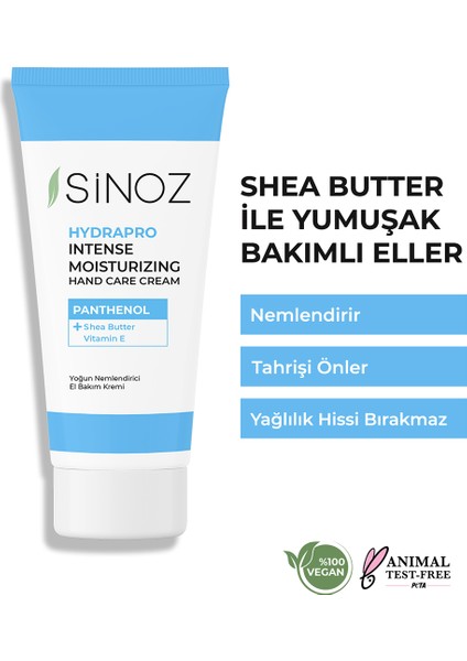 Vitamin E Panthenol İçeren Yoğun Nemlendirici El Bakım Kremi 50 ml