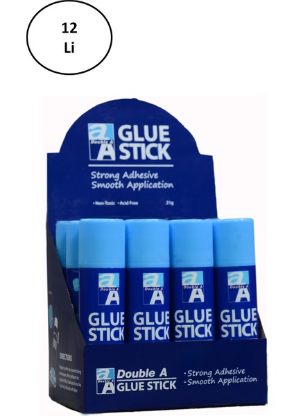 Super Sticky Glue Stick Yapıştırıcı 21 Gram 12'li