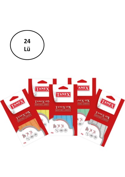 Fix Yapıştırıcı Beyaz Renk 50GR 24'lü