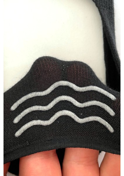 45-50 Numara Babet Çorap Dikişsiz Slikonlu Topuk 6 Adet