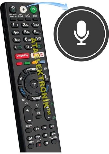 Orjinal Sony SES KOMUTLU Kumandası