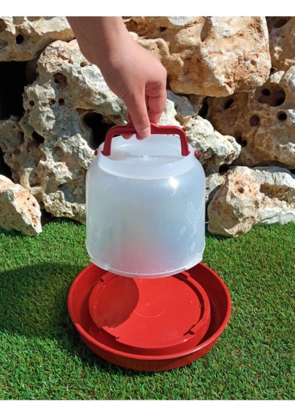 2'li Set 2 lt Suluk 2 kg Yemlik Tavuk Yemliği Suluğu Tavuk - Civciv