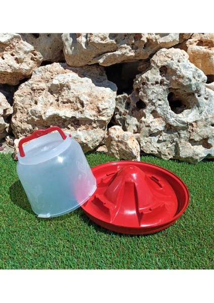 2'li Set 2 lt Suluk 2 kg Yemlik Tavuk Yemliği Suluğu Tavuk - Civciv