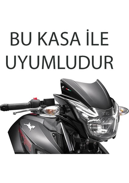 Tvs Apache RTR 150-180 2013-2016 Standart Siyah Ön Cam Siperlik Cs