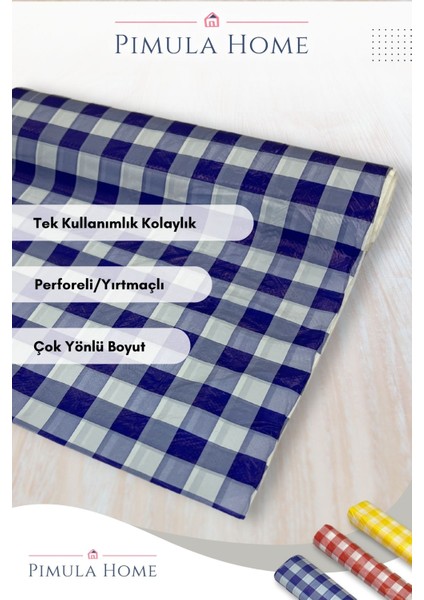 30 adet 100 x 120 cm Kullan At Masa Örtüsü Su Geçirmez aktivite örtüsü - Ser-at Sofra 3 Rulo.