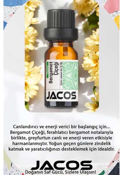 Bergamot Yağmur Ormanları Lotus Esansiyel Uçucu Yağı Difüzör Esansı Oda Kokusu 3'lü Set