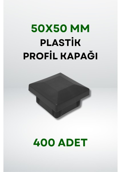 Plastik Profil Kapağı 50x50 MM (400 Adet)