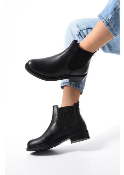 Alçak Topuk Termolight Taban Içi Kürklü Kadın Bot