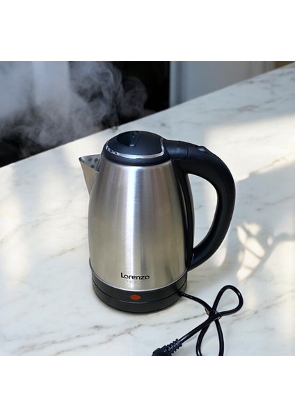 Su Isıtıcısı Kettle Çelik Elektirikli Ketıl 1.8 L 1500W