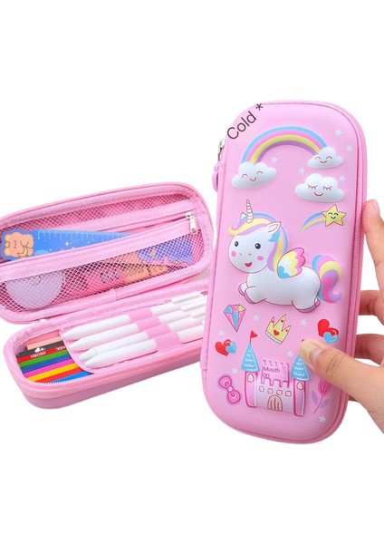 Xiaomei STORE3D Eva Büyük Kapasiteli Kalem Kutusu Kalem Tutucu Kızlar Sevimli Karikatür Kalem Kutusu Boyutu Çocuk Okul Kırtasiye Kalem Kutusu Kalem Kutusu Kalem Kutusu (Yurt Dışından)