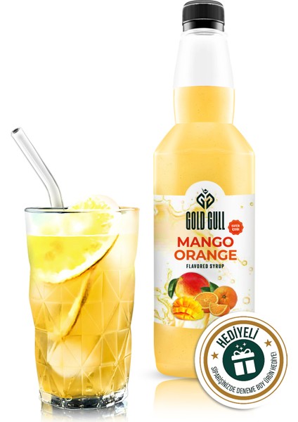 Mango Portakal (Mango Orange) Konsantre Şurup 700 Ml.