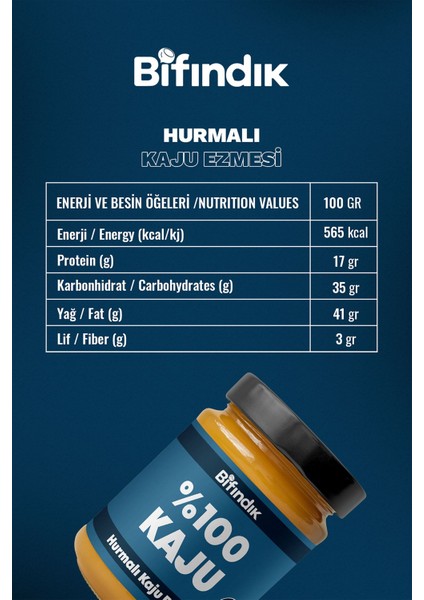 Hurmalı Kaju Ezmesi Katkısız Taze Çekim Doğal Sürülebilir Kahvaltılık %80 Kaju 1 KiloGram modelleri