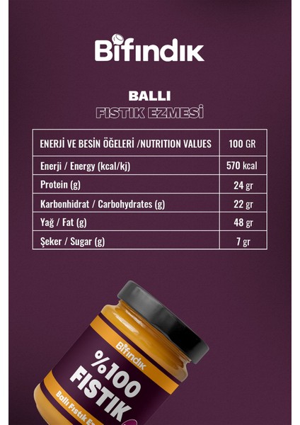 Ballı Fıstık Ezmesi Katkısız Taze Çekim Doğal Sürülebilir Kahvaltılık %80 Fıstık Ezmesi 450 Gram modelleri