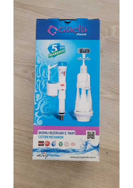Plastik Rezervuar Içtakımı Tek Basmalı