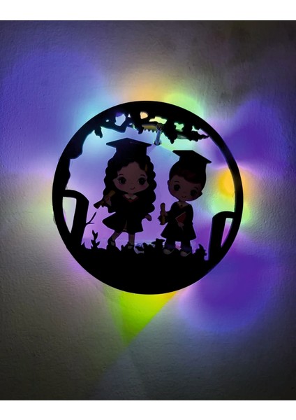 Dt Dekor Treni Öğrenci Resimli Ledli Gece Lambası fiyatları