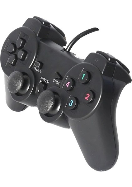 KD-208 Usb-Pc-Ps3 Titreşimli Joystick 1.8 Metre Kablolu Oyun Kolu (2818)