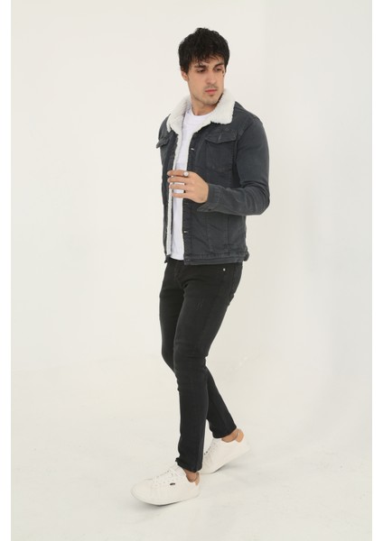 Erkek Içi Kürklü Kot Ceket fırsatları