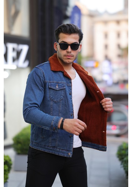 Erkek Içi Kürklü Kot Ceket fiyatları