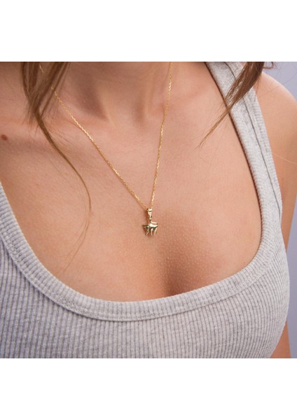 14 Ayar Altın Boğa Burç Kolye Ucu 0,84 gr indirimleri