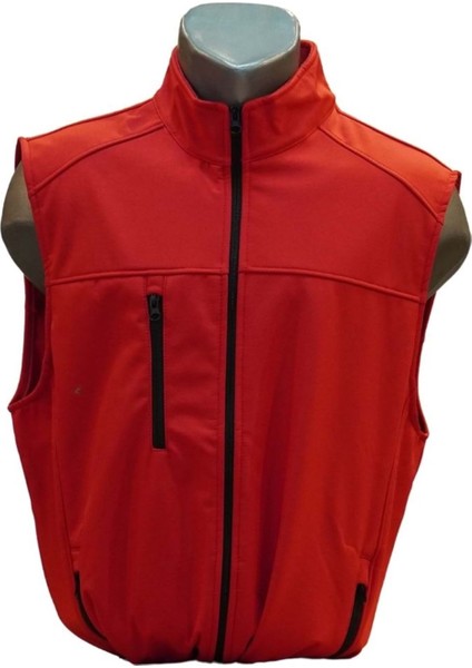 Softshell Yelek - Kırmızı - M