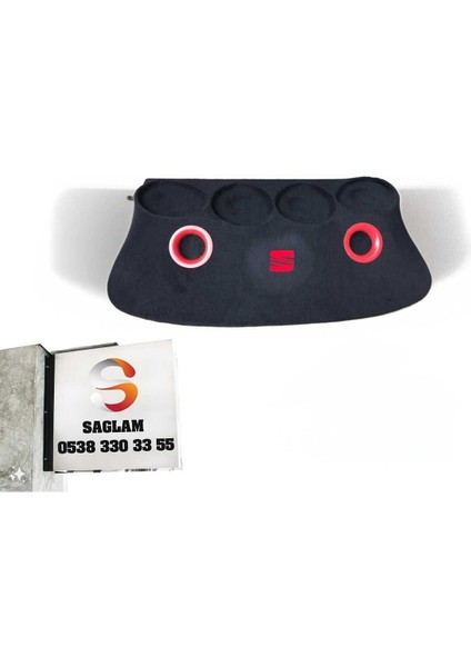 Seat Toledo Pandizot Polyesterli Kabartmalı 2 Port 4oval 2X10