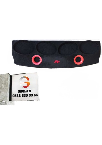 Honda Civic Pandizot Polyesterli Portlu Logo Tam Uyum 4oval 2X10